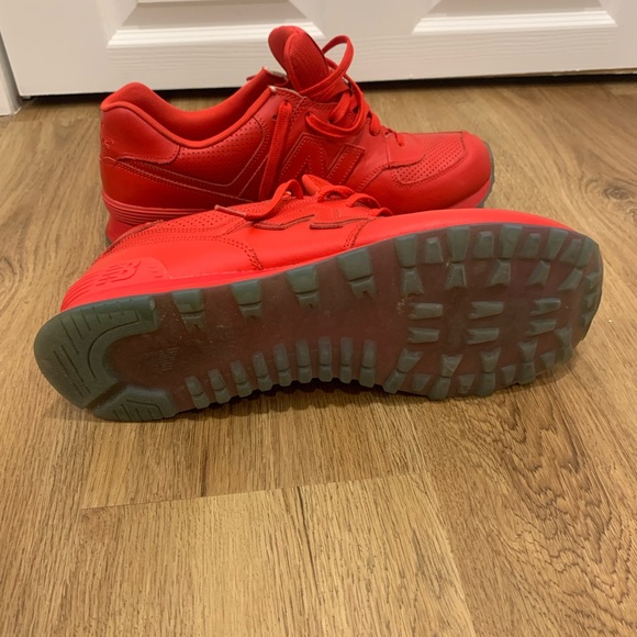 COPY - Red full leather New Balance! - Picture 2 of 6